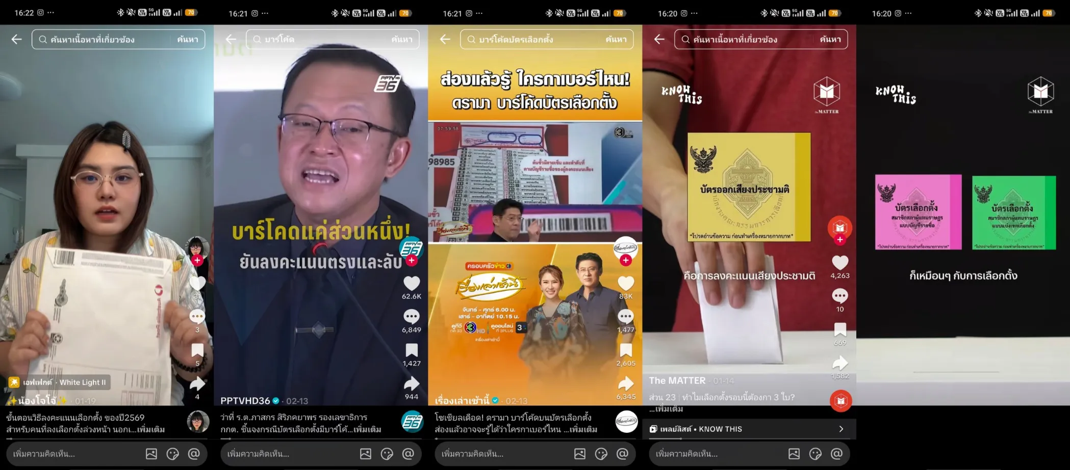 in the weeks leading up to the election, young and old thais took to tiktok sharing advice about the election process and system. over 5 million new gen z voters turned up to the polls.